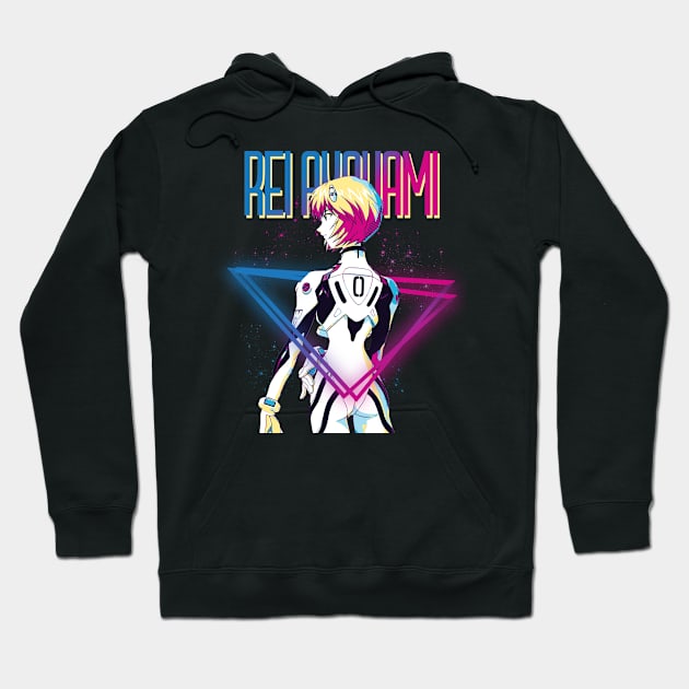 rei ayanami Hoodie by Retrostyle